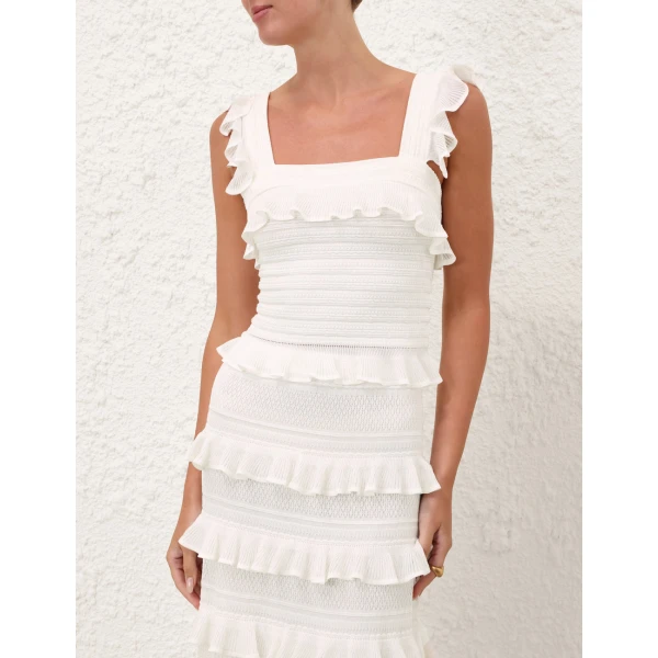 Elevate your elegance in this Zimmermann Tops available now at Luxury Shoes 