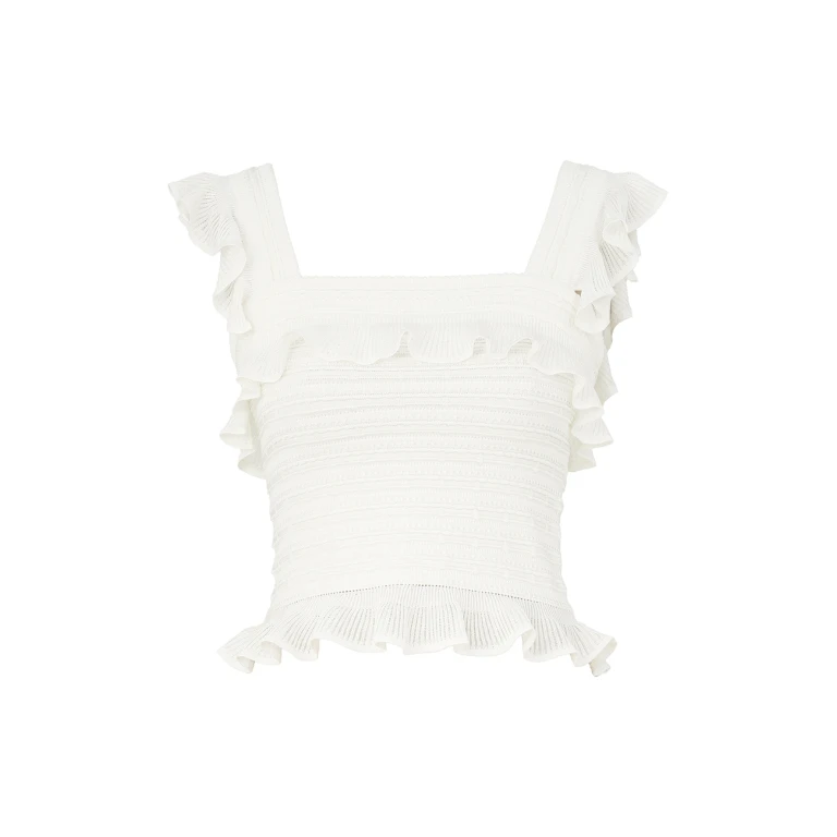 Elevate your elegance in this Zimmermann Tops available now at Luxury Shoes 