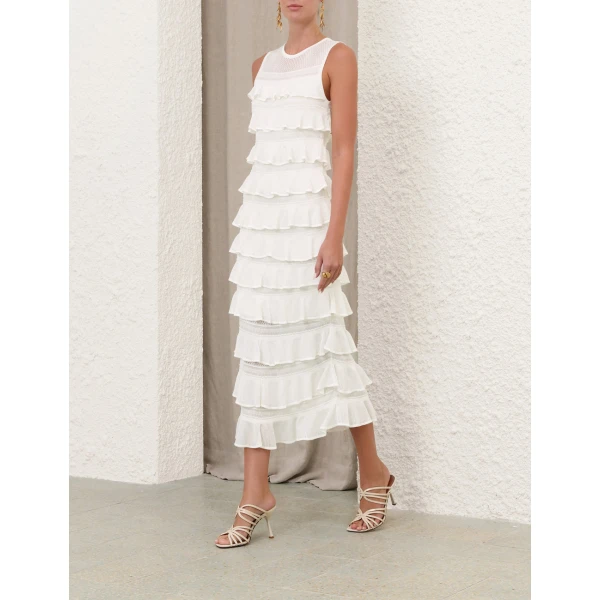 Elevate your elegance in this Zimmermann Dresses available now at Luxury Shoes 