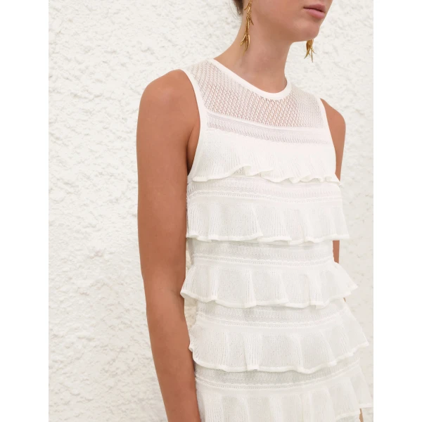 Elevate your elegance in this Zimmermann Dresses available now at Luxury Shoes 