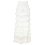 Zimmermann Luna Lace Frill Skirt | Ready to Wear Collection Luxury Shoes Elevate your elegance in this Zimmermann Skirts available now at Luxury Shoes
