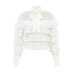 Elevate your elegance in this Zimmermann Tops available now at Luxury Shoes 