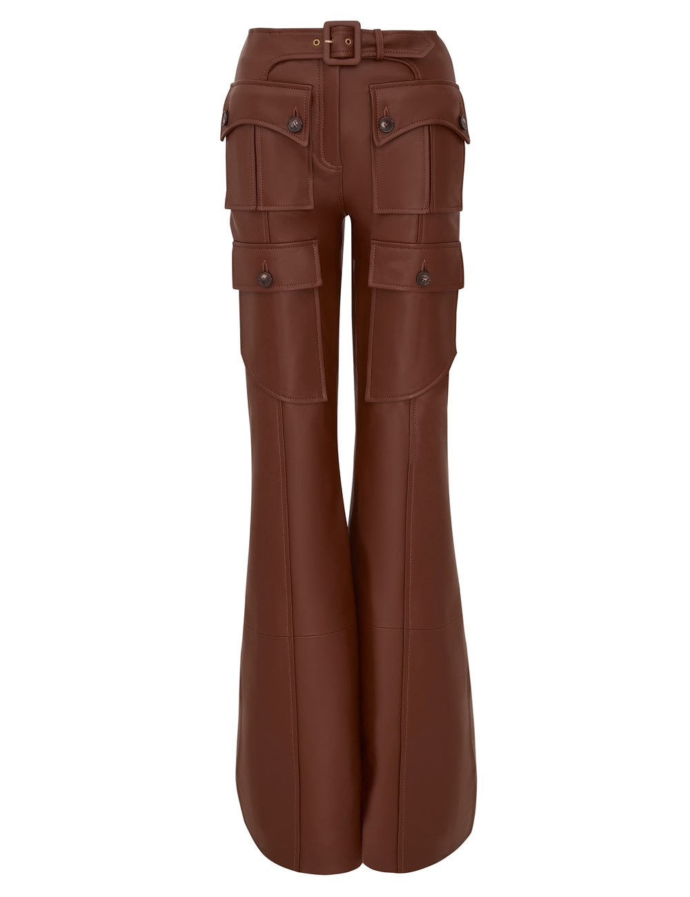 Zimmermann Luna Leather Flare Pant