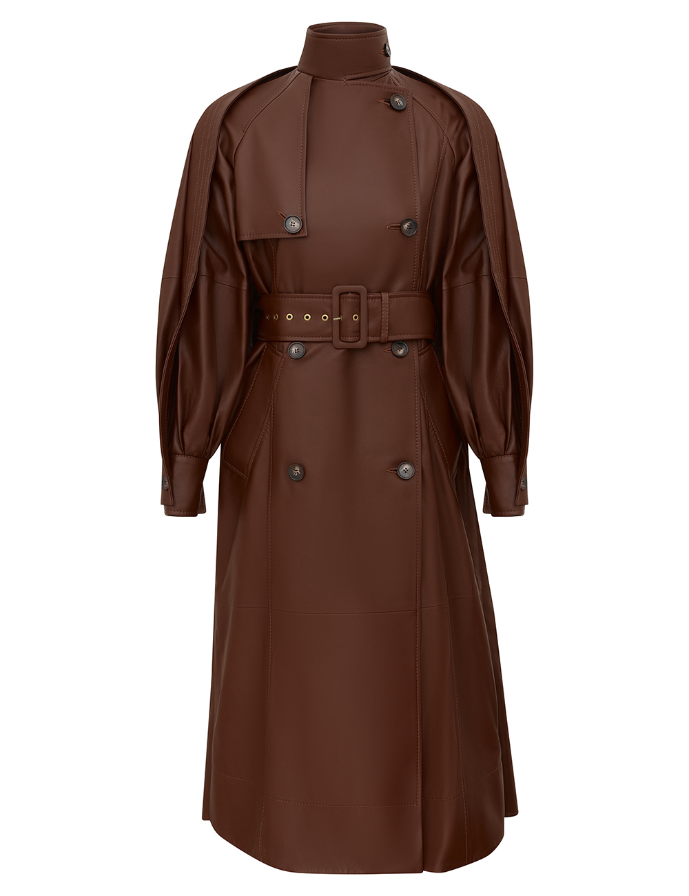Zimmermann Luna Leather Trench Coat