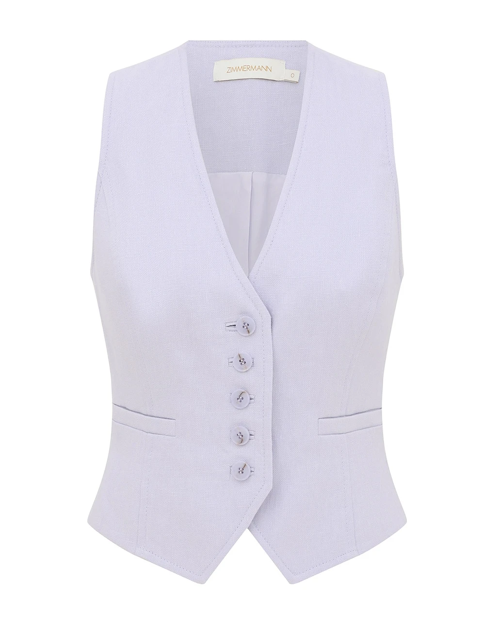 Zimmermann Luna Linen Waistcoat | Ready to Wear Collection Luxury Shoes Elevate your elegance in this Zimmermann Coats available now at Luxury Shoes