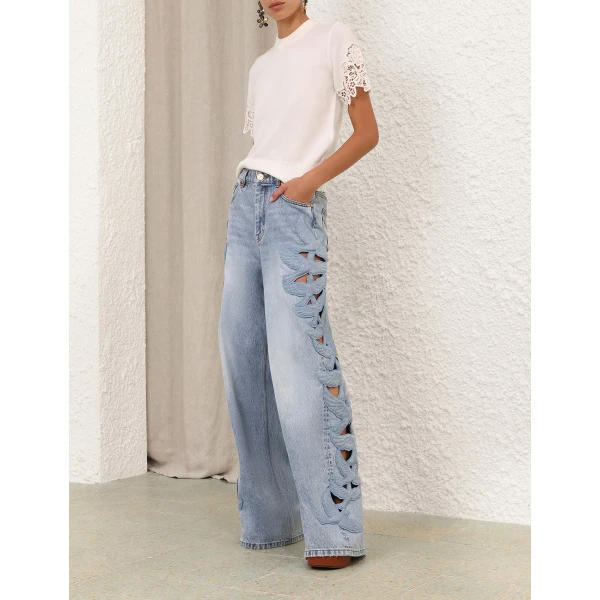 Elevate your elegance in this Zimmermann Tops available now at Luxury Shoes 