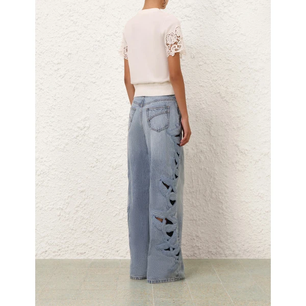 Elevate your elegance in this Zimmermann Tops available now at Luxury Shoes 