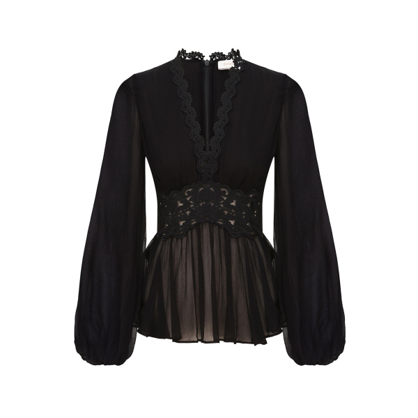Elevate your elegance in this Zimmermann Tops available now at Luxury Shoes 