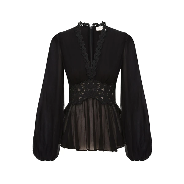Elevate your elegance in this Zimmermann Tops available now at Luxury Shoes 