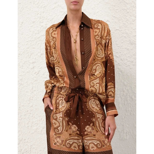 Elevate your elegance in this Zimmermann Tops available now at Luxury Shoes 