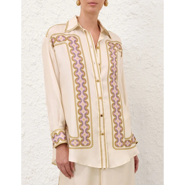 Elevate your elegance in this Zimmermann Tops available now at Luxury Shoes 