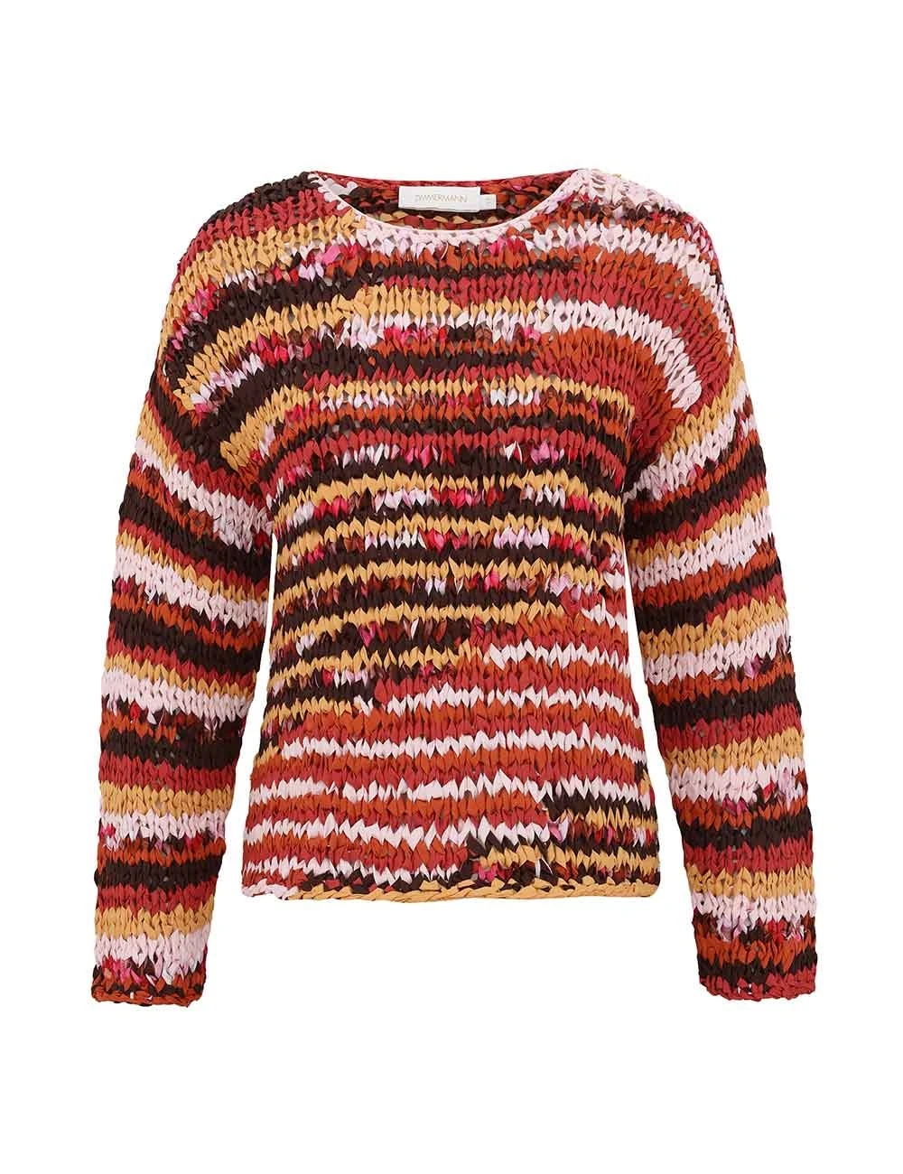 Zimmermann Luna Ribbon Knit Sweater | Ready to Wear Collection Luxury Shoes Elevate your elegance in this Zimmermann Knitwear available now at Luxury Shoes