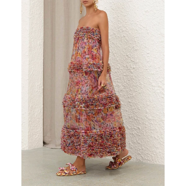 Elevate your elegance in this Zimmermann Dresses available now at Luxury Shoes 