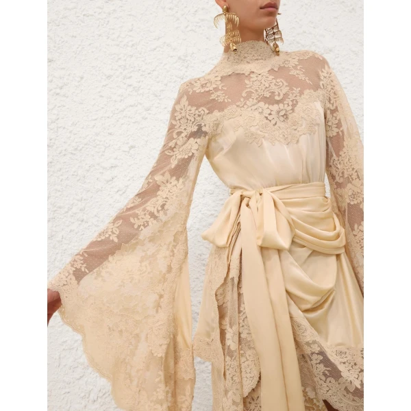 Elevate your elegance in this Zimmermann Dresses available now at Luxury Shoes 