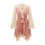 Zimmermann Luna Satin Drape Mini Dress | Ready to Wear Collection Luxury Shoes Elevate your elegance in this Zimmermann Dresses available now at Luxury Shoes