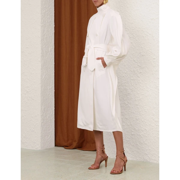 Elevate your elegance in this Zimmermann Coats available now at Luxury Shoes 