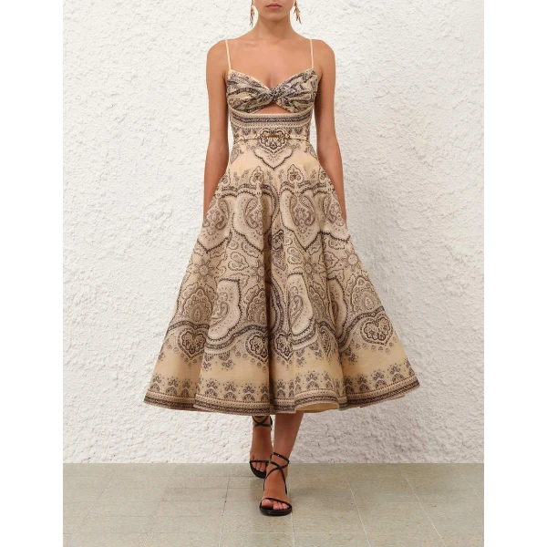 Elevate your elegance in this Zimmermann Dresses available now at Luxury Shoes 