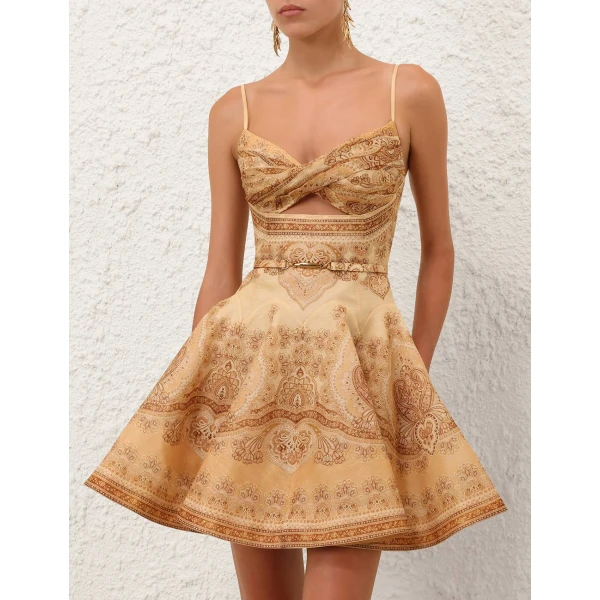 Elevate your elegance in this Zimmermann Dresses available now at Luxury Shoes 