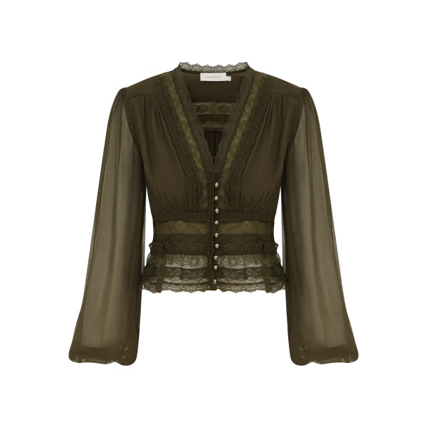 Elevate your elegance in this Zimmermann Tops available now at Luxury Shoes 