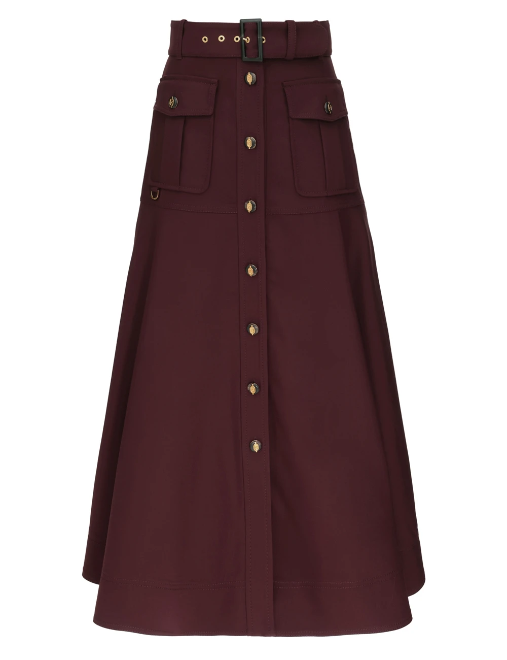 Zimmermann Luna Wool Midi Skirt | Ready to Wear Collection Luxury Shoes Elevate your elegance in this Zimmermann Skirts available now at Luxury Shoes