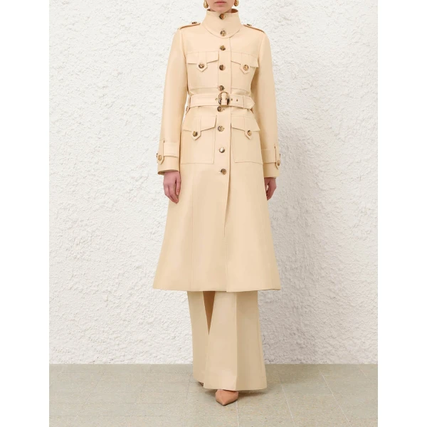 Elevate your elegance in this Zimmermann Coats available now at Luxury Shoes 