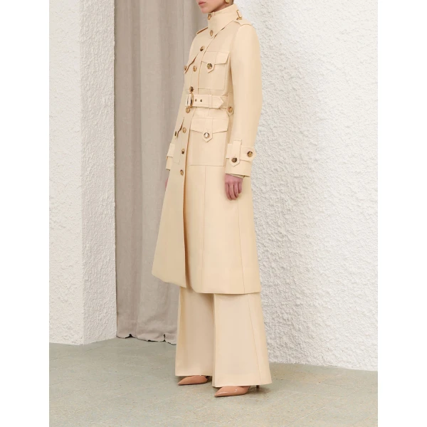 Elevate your elegance in this Zimmermann Coats available now at Luxury Shoes 