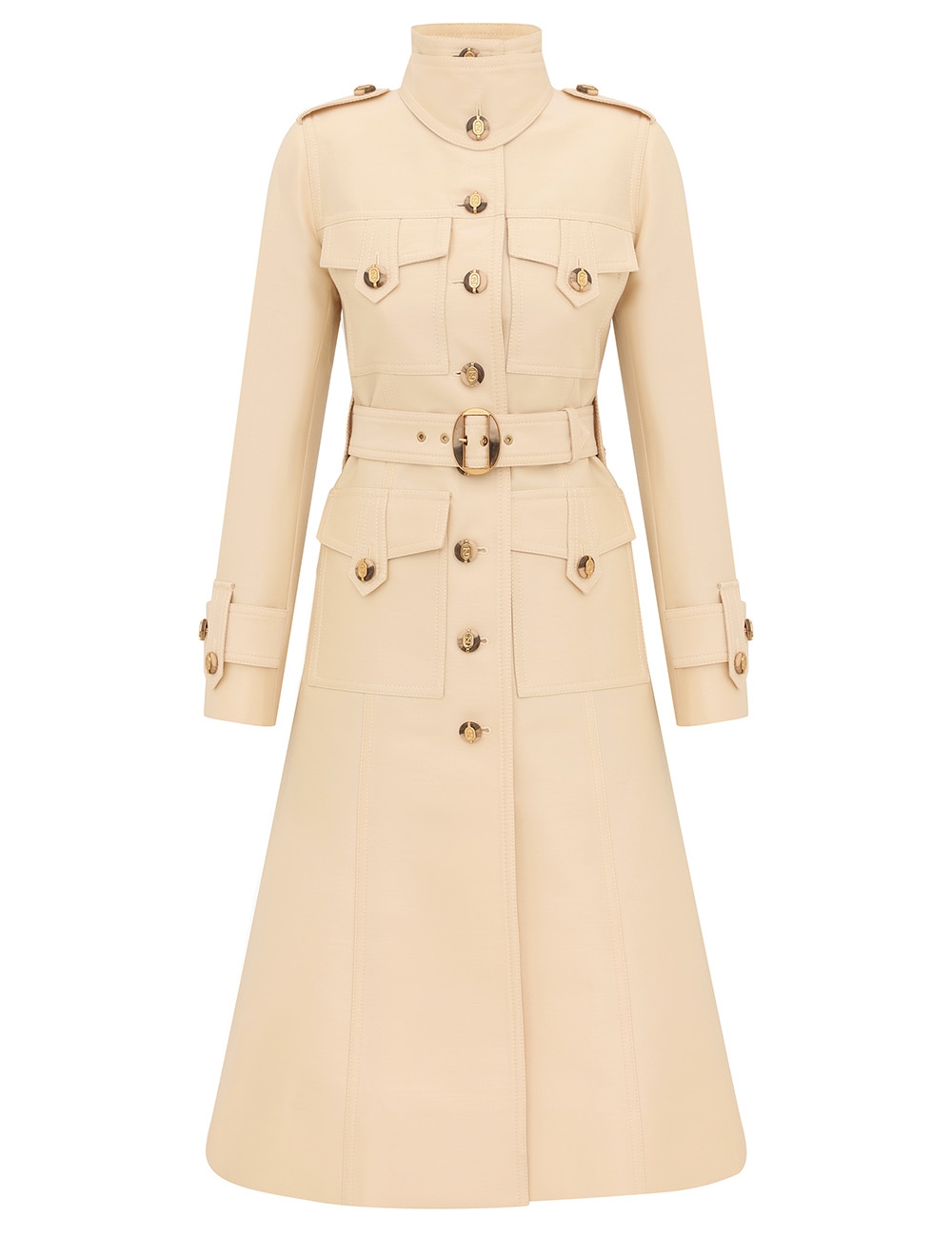Zimmermann Luna Wool Silk Coat