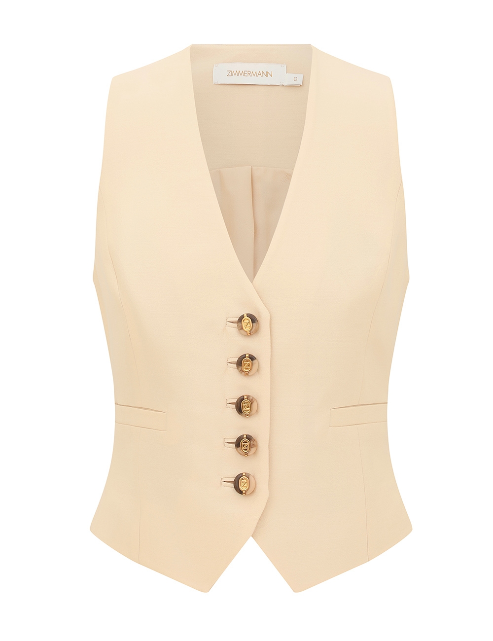 Zimmermann Luna Wool Silk Waistcoat