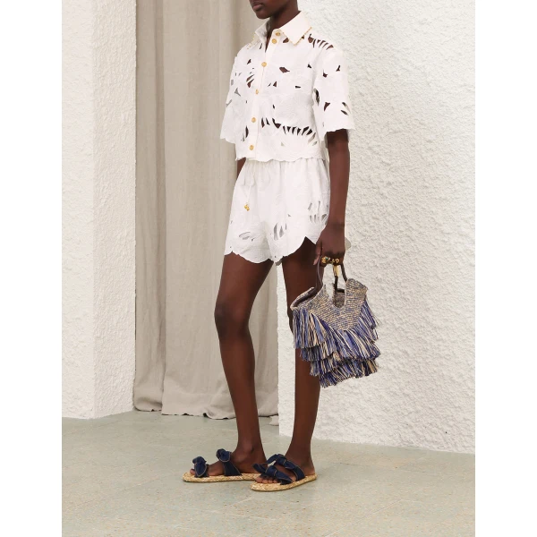 Elevate your elegance in this Zimmermann Tops available now at Luxury Shoes 