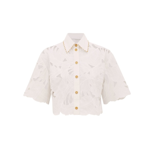 Elevate your elegance in this Zimmermann Tops available now at Luxury Shoes 