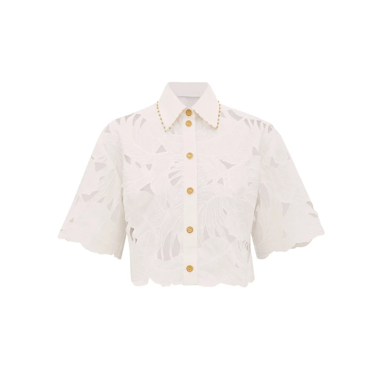 Elevate your elegance in this Zimmermann Tops available now at Luxury Shoes 
