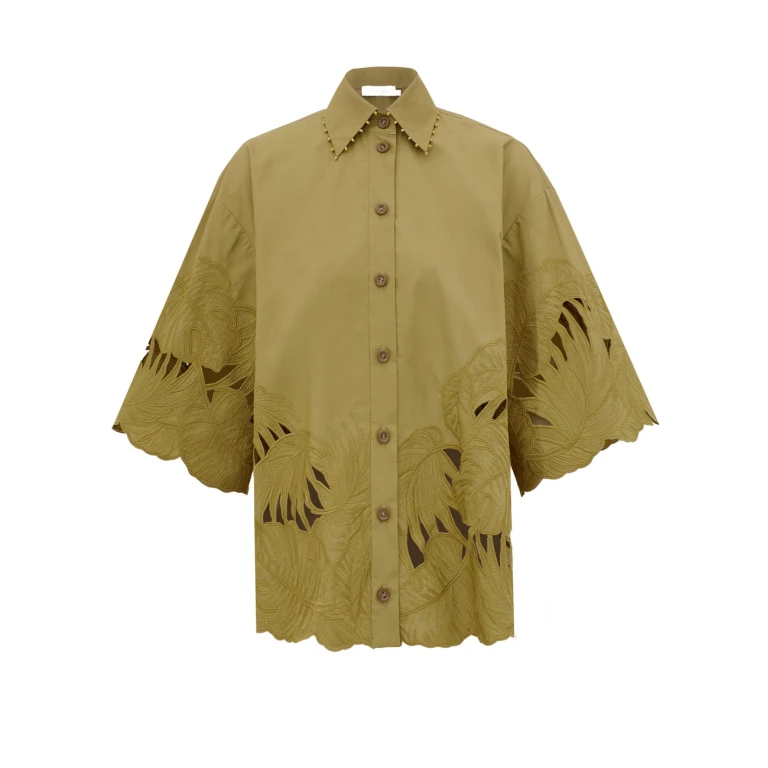 Elevate your elegance in this Zimmermann Tops available now at Luxury Shoes 