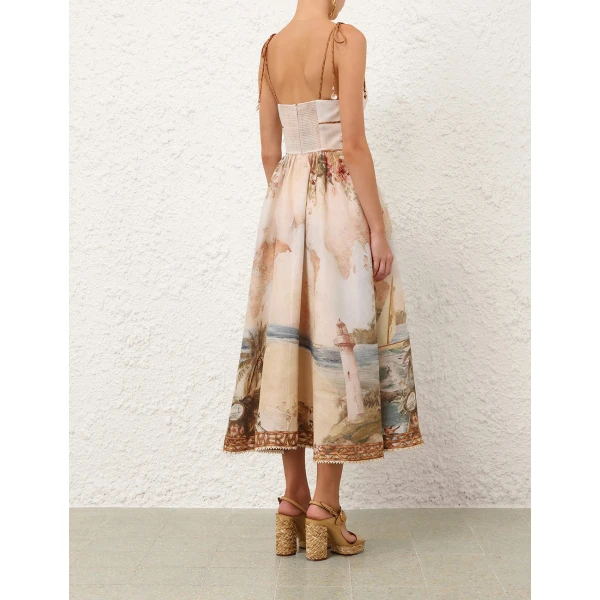 Elevate your elegance in this Zimmermann Dresses available now at Luxury Shoes 