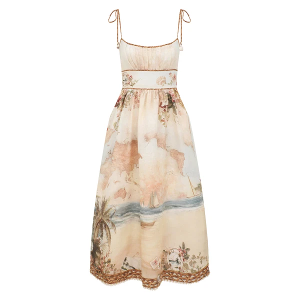 Elevate your elegance in this Zimmermann Dresses available now at Luxury Shoes 