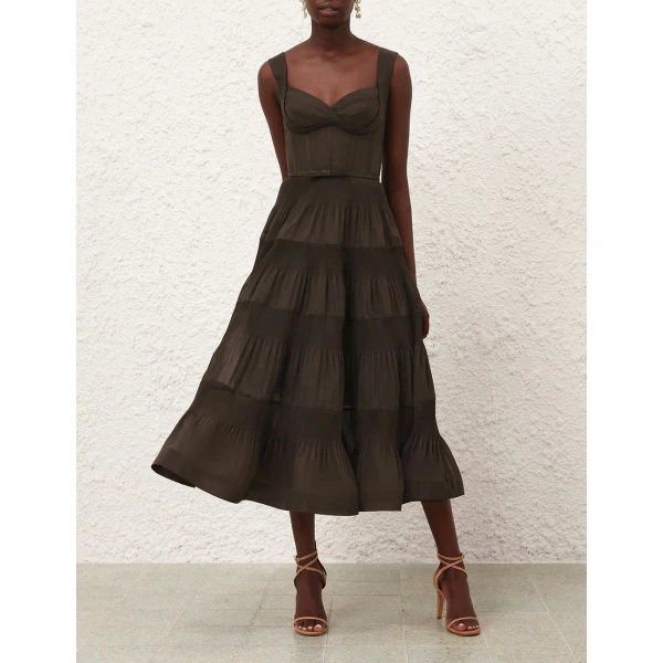 Elevate your elegance in this Zimmermann Dresses available now at Luxury Shoes 