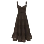 Zimmermann Pleated Draped Midi Dress | Ready to Wear Collection Luxury Shoes Elevate your elegance in this Zimmermann Dresses available now at Luxury Shoes