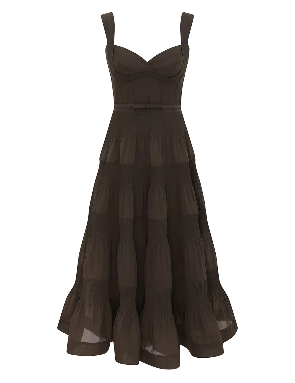 Zimmermann Pleated Draped Midi Dress | Ready to Wear Collection Luxury Shoes Elevate your elegance in this Zimmermann Dresses available now at Luxury Shoes