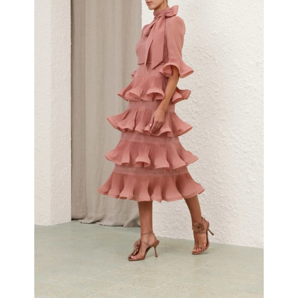 Elevate your elegance in this Zimmermann Dresses available now at Luxury Shoes 