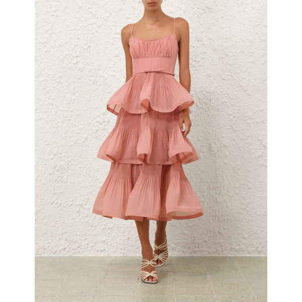 Elevate your elegance in this Zimmermann Dresses available now at Luxury Shoes 