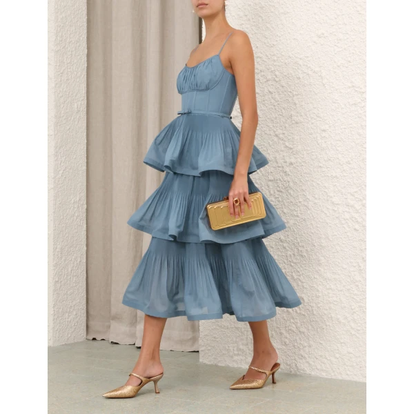 Elevate your elegance in this Zimmermann Dresses available now at Luxury Shoes 