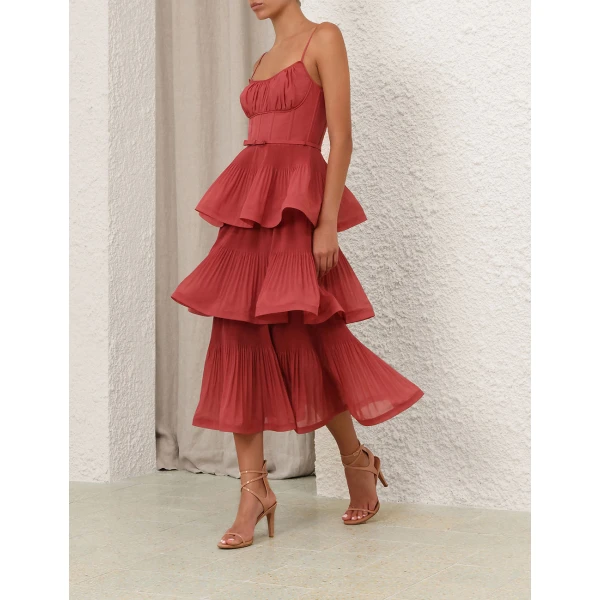 Elevate your elegance in this Zimmermann Dresses available now at Luxury Shoes 