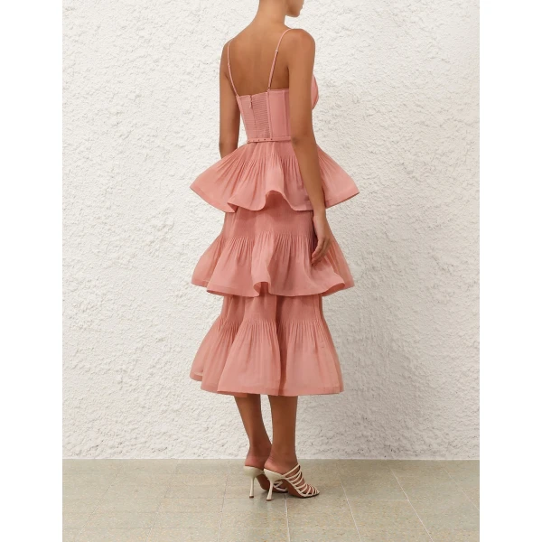 Elevate your elegance in this Zimmermann Dresses available now at Luxury Shoes 