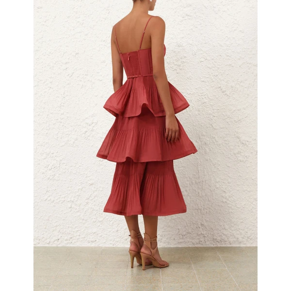 Elevate your elegance in this Zimmermann Dresses available now at Luxury Shoes 