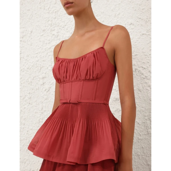 Elevate your elegance in this Zimmermann Dresses available now at Luxury Shoes 