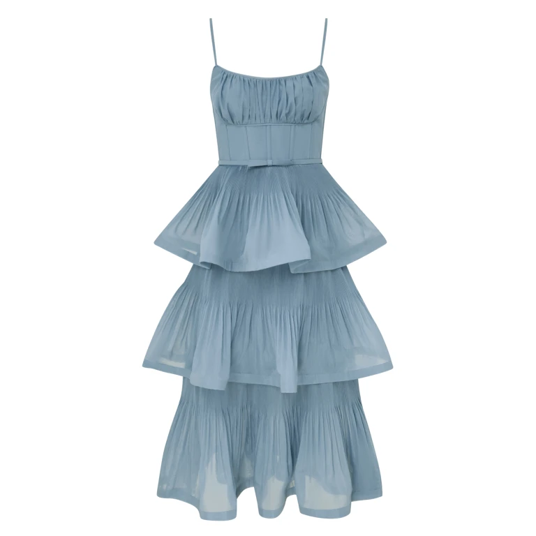 Elevate your elegance in this Zimmermann Dresses available now at Luxury Shoes 