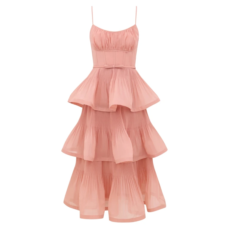 Elevate your elegance in this Zimmermann Dresses available now at Luxury Shoes 