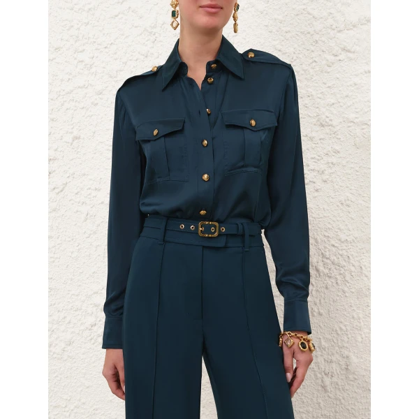 Elevate your elegance in this Zimmermann Tops available now at Luxury Shoes 