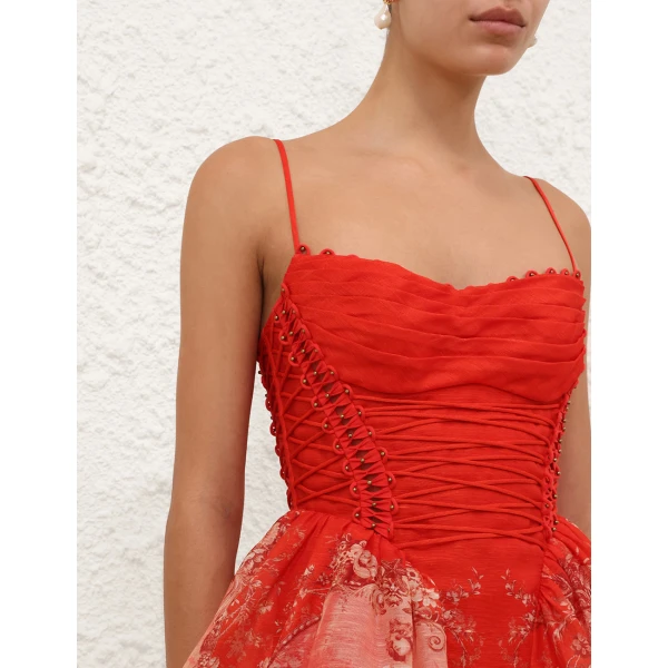 Elevate your elegance in this Zimmermann Dresses available now at Luxury Shoes 
