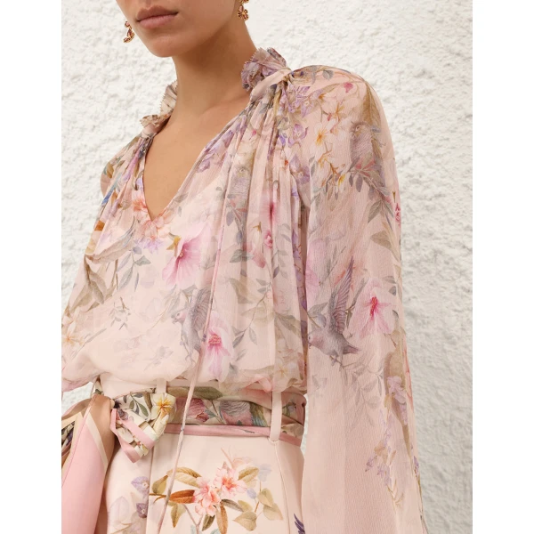Elevate your elegance in this Zimmermann Tops available now at Luxury Shoes 