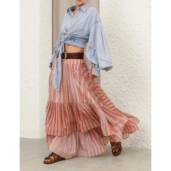 Elevate your elegance in this Zimmermann Skirts available now at Luxury Shoes 